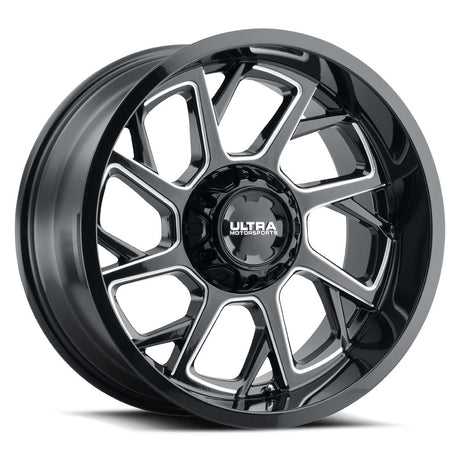 Product of Ultra Wheel 20x9 Black With Natural Accents Wheel - 5x5.00 Bolt Pattern 