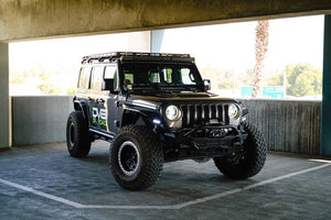 Dv8 Offroad Lbjl-10 Light Bar Mounting Kit||2018-2023-Jeep-Wrangler-Jl-_-Gladiator-Jt-Light-Bar-Mount_Installed_1.Jpg||91||dv8lbjl10||1627961