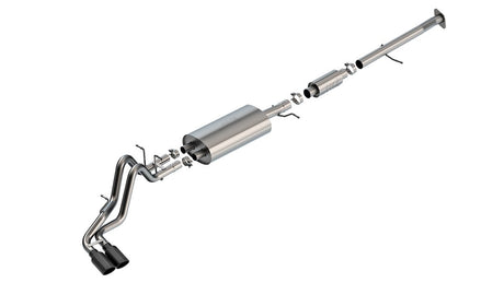 Product of Borla 140943BC S-Type Cat Back System Exhaust System Kit 