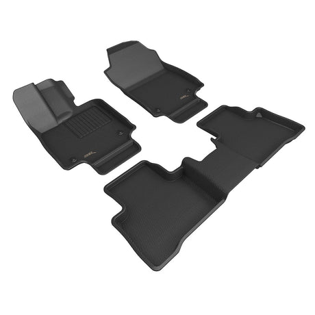 Product of 3D Mats KAGU L1LX07601509 Black Thermoplastic Rubber Of Carbon Fiber Texture Floor Liner 