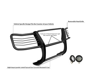 Product of Black Horse Offroad 17GT28MA-PLFB Grille Guard  
