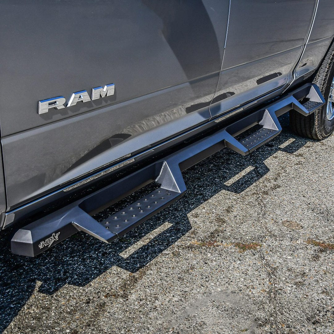 Product of Westin Automotive 56-534785 Black Powder Coated Square Nerf Bar - Truck Wheel To Wheel 