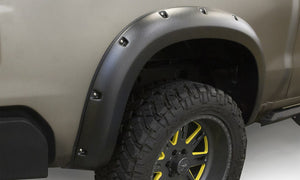 Product of Lund International RX130TB Pocket Style/ Exposed Fasteners Black Fender Flare - Set Of 2 