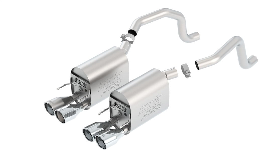 Product of Borla 11812 ATAK ® Series Axle Back System Dual Exhaust System Kit 
