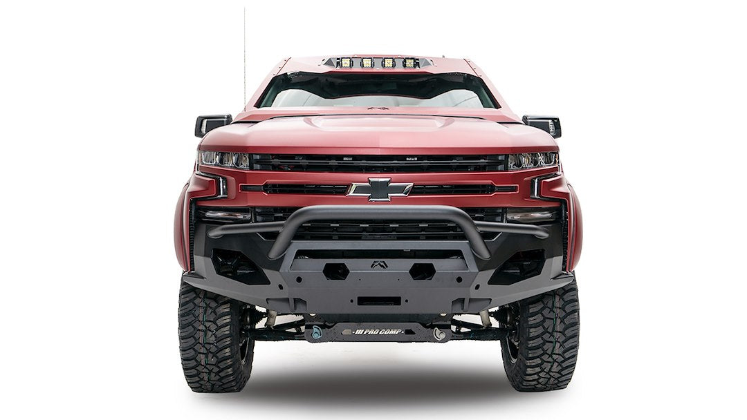 Product of Fab Fours CH15-X2751-1 Matrix Series Steel Powder Coated Bumper 