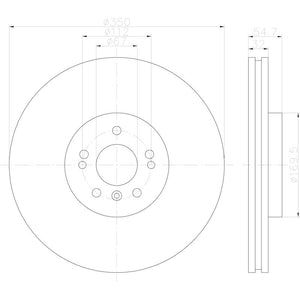 Hella 355113192 Brake Rotor||355113192_3.Jpg||88||h57355113192||2253772