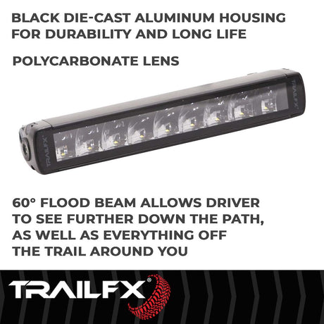 Product of TrailFX 10SRSCMB Light Bar 