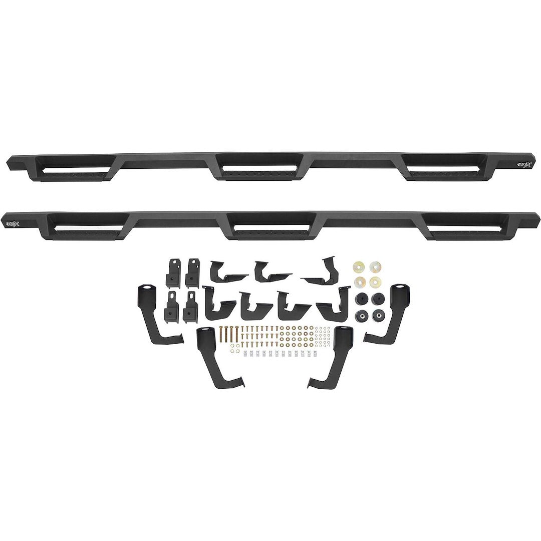 Product of Westin Automotive 56-534585 Black Powder Coated Square Nerf Bar - Truck Wheel To Wheel 