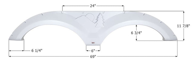 Product of Icon 14263 Fender Skirt