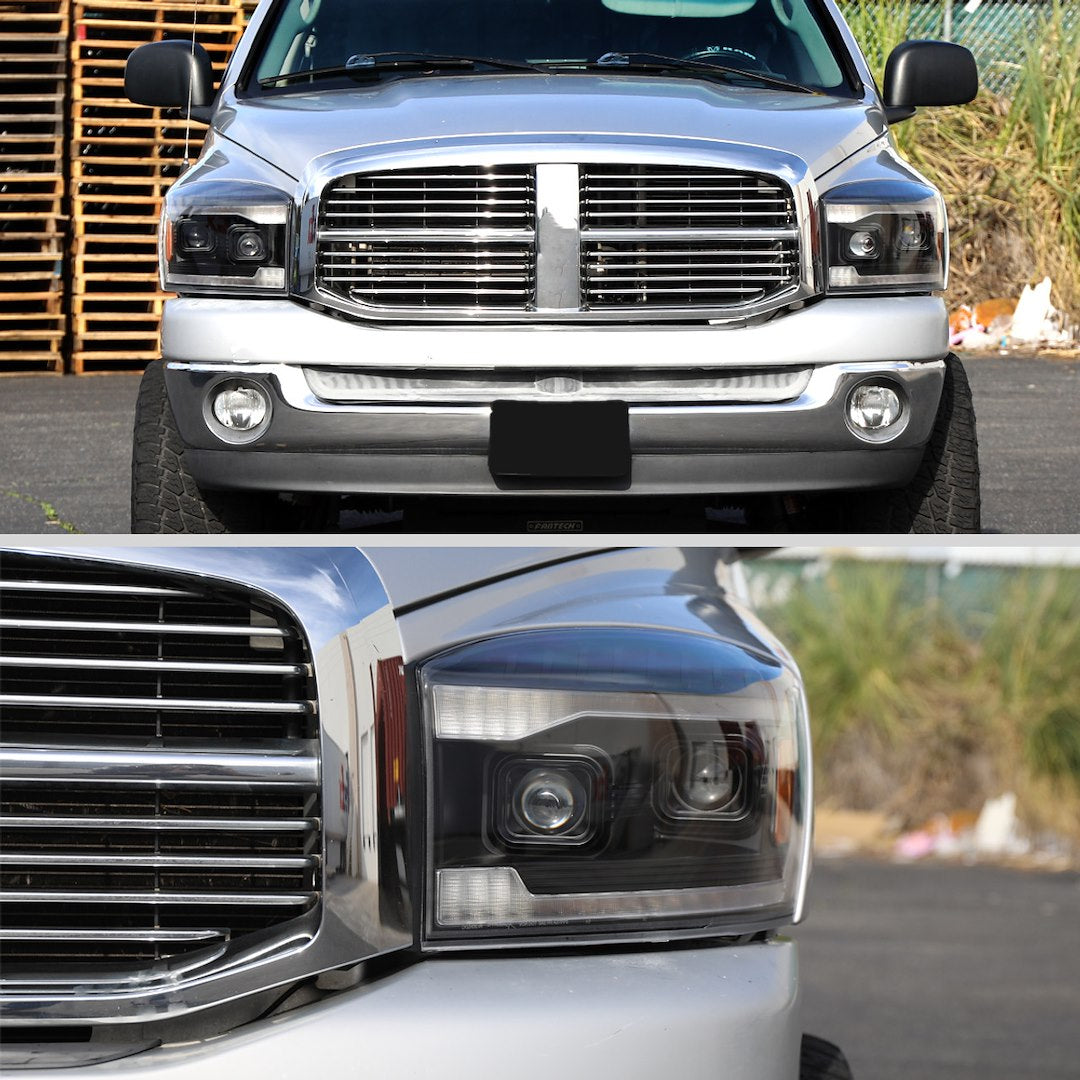 Spec-D Tuning 2lhp-Ram06jm-Sq-Rs Headlight Assembly||2lhp-Ram06jm-Sq-Rs_7.Jpg||92||sdt2lhpram06j||2219492