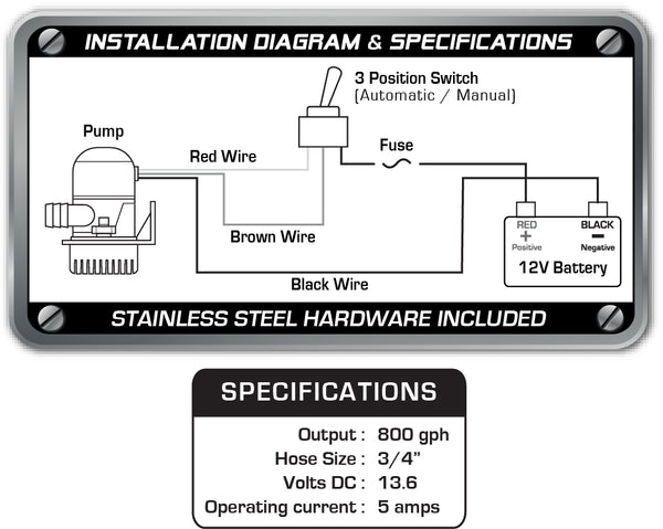 T-H Marine Be-Pl-57422-Dp Bilge Pump||57422-Be-Pl-57422-Dp_Bilge_Pump_800_Gph_Auto_Switch_Diagram_600x600.Jpg||91||t9tepl57422dp||1471934