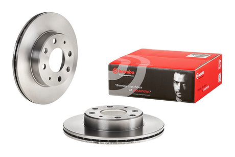 Product of Brembo 09310210C02 Vented 1 Piece Brake Rotor 