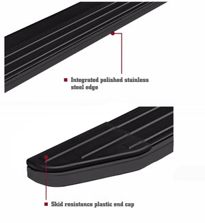 Product of Black Horse Offroad PR-NI372BK Peerless Running Board 