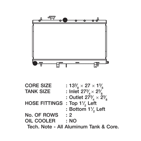 Product of Csf 3076 Radiator