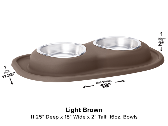 Weathertech (Usa) Dl1602lb Pet Dish||petcomfort_Dl1601_Lightbrown.Png||85||w24dl1602lb||1505728