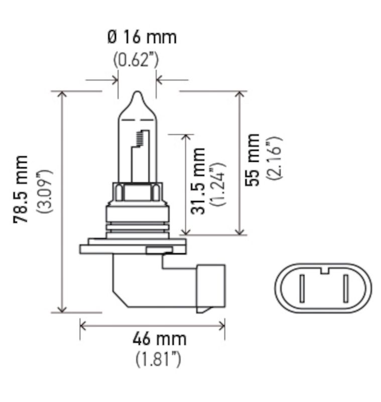 Product of Hella H71070347 Driving/ Fog Light Bulb