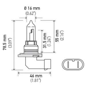 Product of Hella H71070347 Driving/ Fog Light Bulb