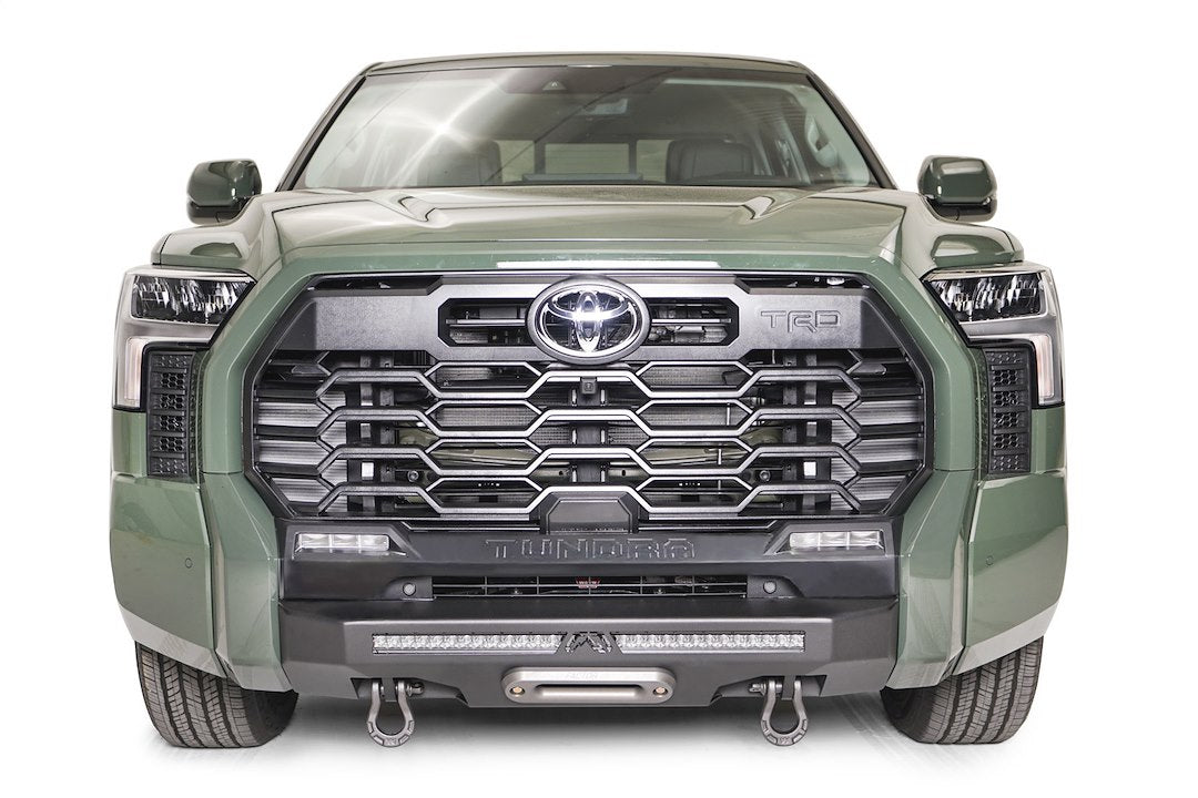 Product of Fab Fours TT22-N5451-1 Hidden Winch Steel Powder Coated Bumper 