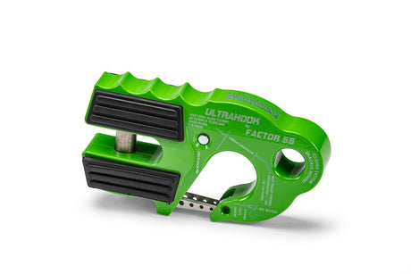 Factor 55 00250-08 Winch Clevis Hook||00250-08_Ultrahook_Green.Jpg||85||fac0025008||1713404