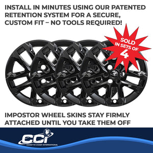 Product of Coast To Coast IWCIMP416BLKN Black Set Of 4 