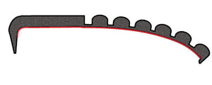 Product of Pacer Performance 21-108 Black Inside And Top Of Rail Bed Side Rail Protector 