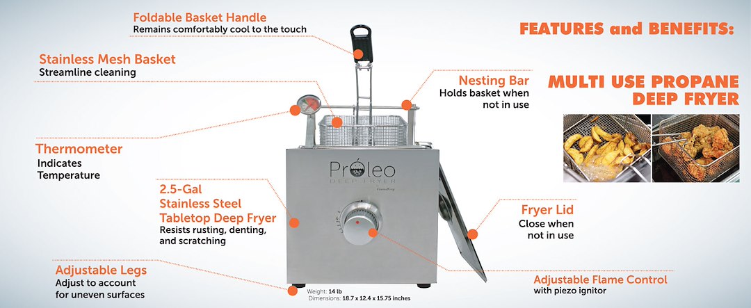 Flame King Proleo Fryer||proleo_10.Jpg||95||y6eproleo||1758936