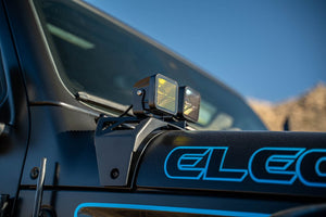 Dv8 Offroad Lbjl-12 Driving/ Fog Light Mounting Bracket||jeep-4xe-A-Pillar-Dual-Pod-Light-Mounts_Installed-02.Jpg||94||dv8lbjl12||1627980