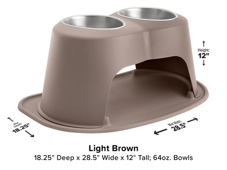 Weathertech (Usa) Dhc6412lblb Pet Dish||petcomfort_Dh_Cm_6412_Lightbrown.Png||85||w24hc6412lblb||1505817