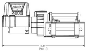 Product of Warn 94000 4000 Pound Trailer Winch 