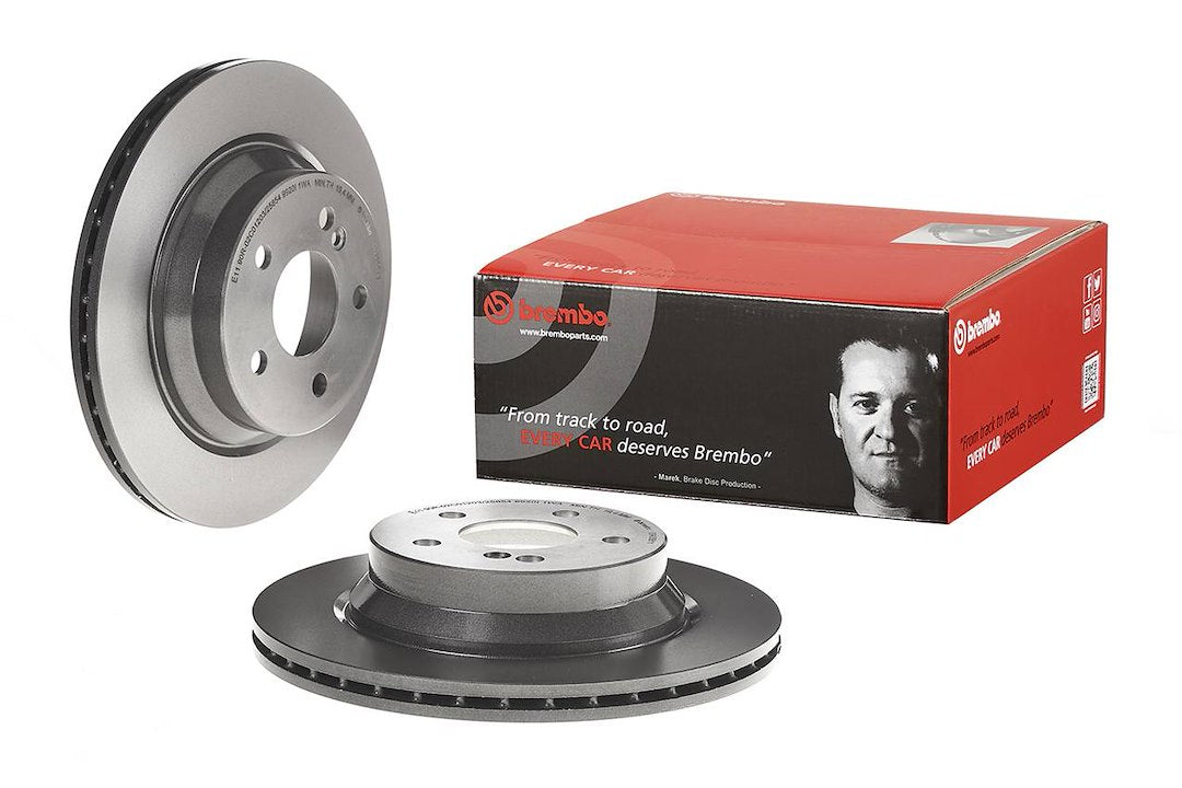 Product of Brembo 09A35811C02 Vented 1 Piece Brake Rotor 