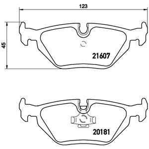 Product of Brembo P06013 Brake Pad - Set Of 4 