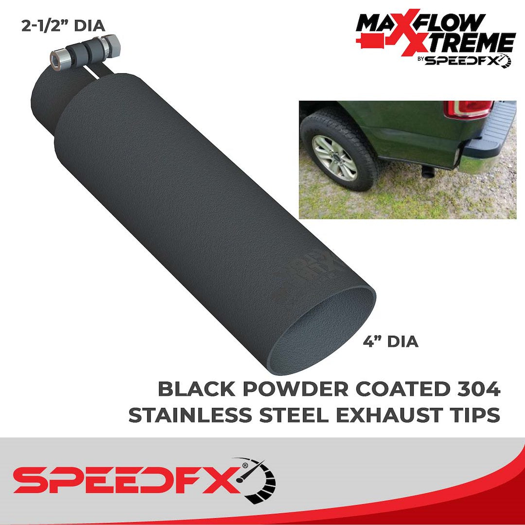 Product of SpeedFX 50301 MaxFlow Xtreme Cat Back System Single Exhaust System Kit 