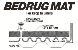 Product of BedRug BMQ15SCD Bed Mat Carpet-Like Polypropylene Direct-Fit 