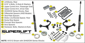 Product of Superlift K1012 Lift Kit Suspension 