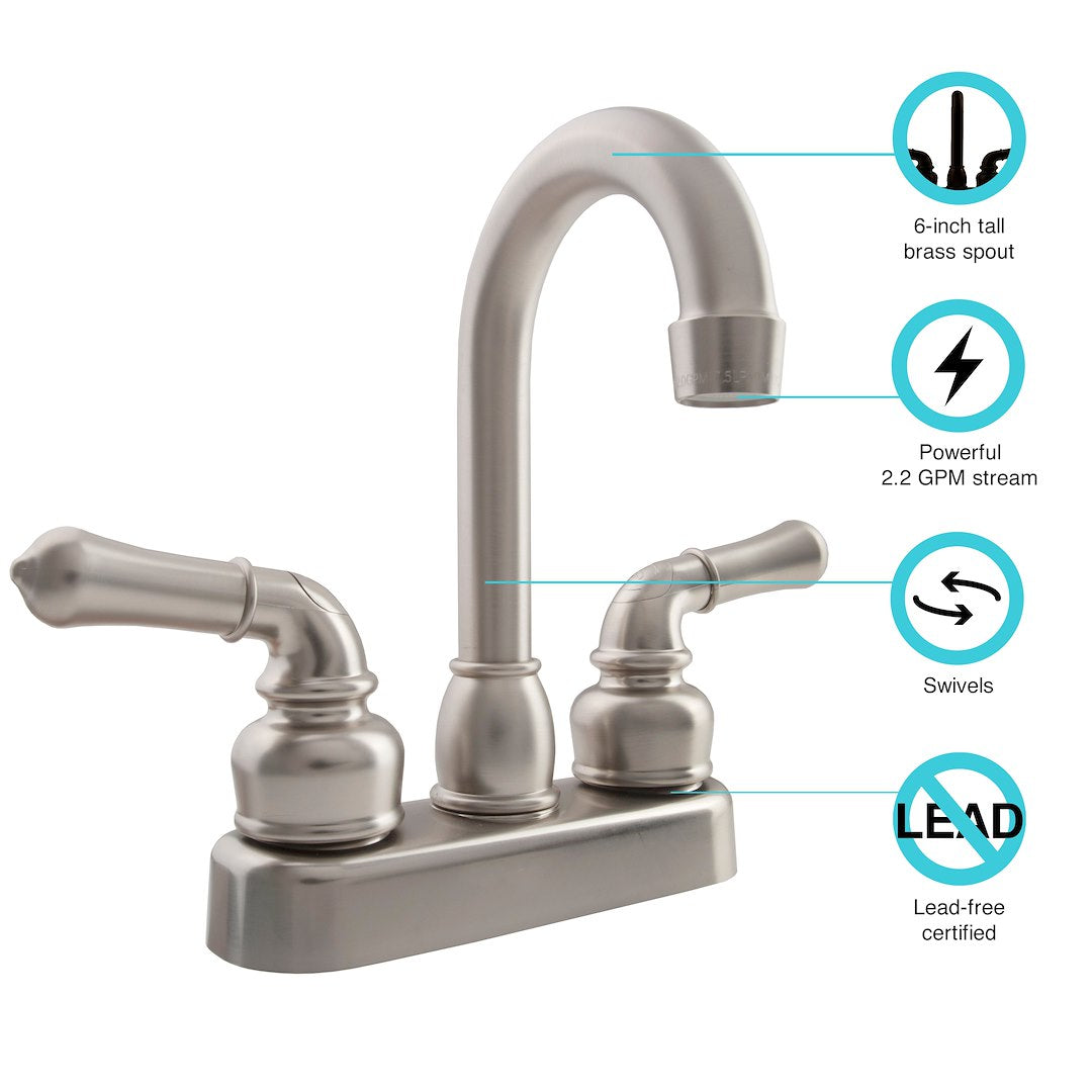Dura Faucet Df-Pb150c-Sn Faucet||df-Pb150c-Sn-Fco.Jpg||89||d6udfpb150csn||907247