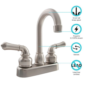 Dura Faucet Df-Pb150c-Sn Faucet||df-Pb150c-Sn-Fco.Jpg||89||d6udfpb150csn||907247