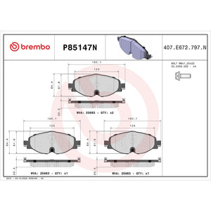Brembo P85147n Brake Pad||p85147n_Drw.Jpg||91||brmp85147n||1754456