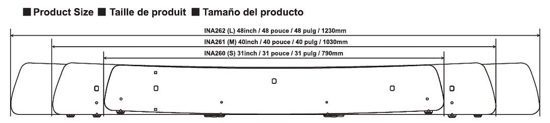 Inno Racks Ina261 Roof Rack Wind Deflector||||86||inrina261||2022677