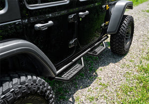 Product of N-Fab 321415622 RS Series Nerf Bar With Drop Down Steps 