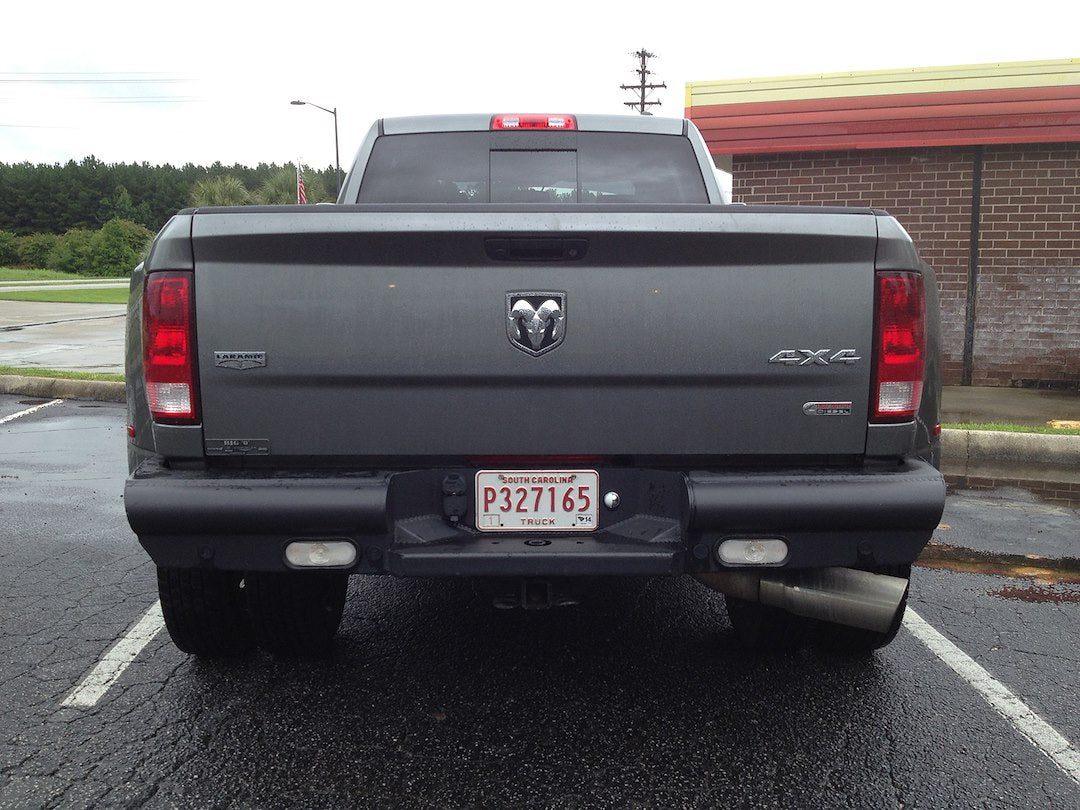 Product of Fab Fours DR10-U2950-1 Black Steel Elite Steel Powder Coated Bumper 
