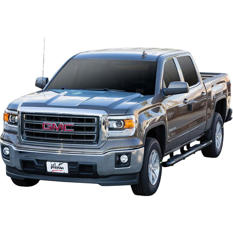 Product of Westin Automotive 21-534565 Black Powder Coated Oval Nerf Bar - Truck Wheel To Wheel 