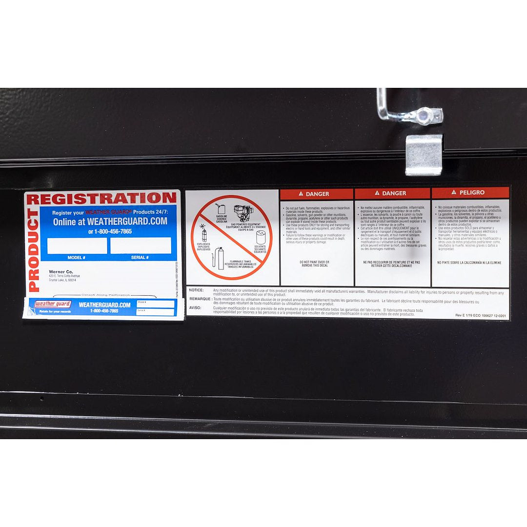 Product of Weather Guard (Werner) 156-5-04  Toolbox 