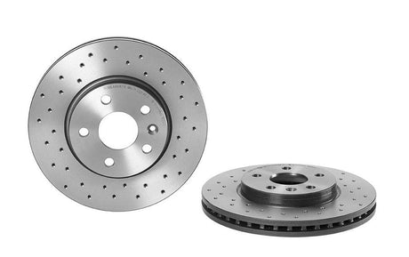 Product of Brembo 09B3551XC02 Xtra Vented Cross Drilled 1 Piece Brake Rotor 