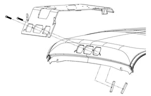 Product of Ecco Electronic Ez1000b-Fl Warning Light Mount