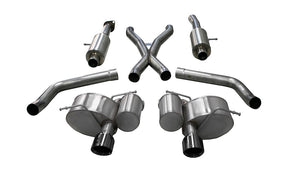 Product of Corsa Performance 14466BLK Sport Cat Back System Dual Exhaust System Kit 