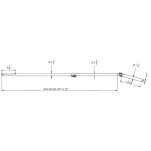 Taco T10-3000-9 Boat Sunshade Mount||t10-3000-9_6.Png||91||t9at1030009||1027768