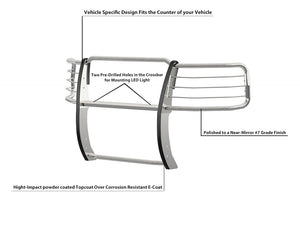 Product of Black Horse Offroad 17GT27MSS Grille Guard  