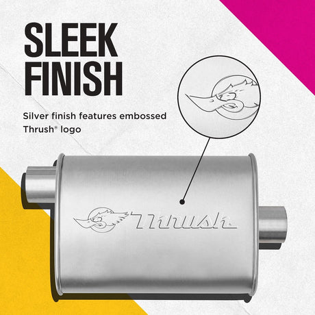 Product of Dynomax 17633 Hush Thrush Steel Exhaust Muffler 