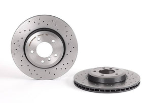 Product of Brembo 0989521XC02 Xtra Vented Cross Drilled 1 Piece Brake Rotor 