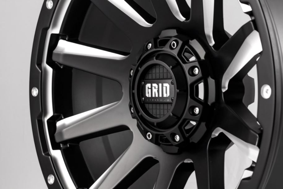 Product of Grid Wheels 18x9 Black With Natural Accents Wheel - Not Applicable Bolt Pattern 